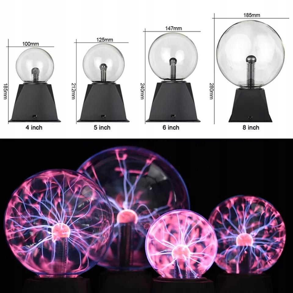 Magic Ball Plasma Lamp Glass Educational Lamp Gift Up To