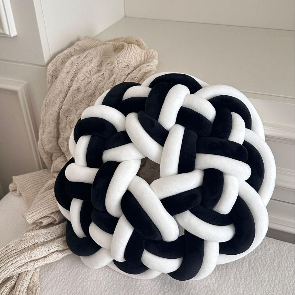 Nordic Soft Circle Cushion With Polyester Cover For Sofa Lounge Decor