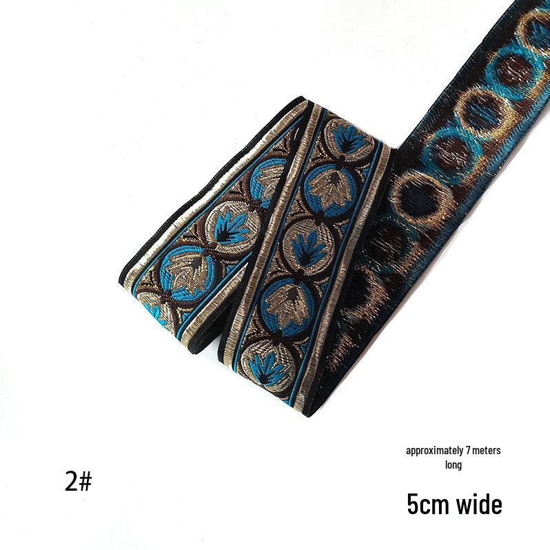 Xin Yuan 5cm Ethnic Yi Zhuang Mongolian Costume Ribbon Lace
