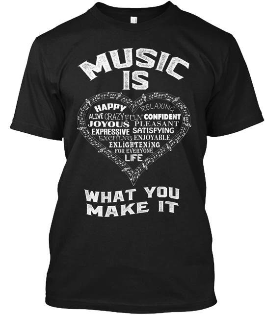 Футболка  Музыка - это то, что ты из нее делаешь  Сделано в США Размеры от S до 5XL L