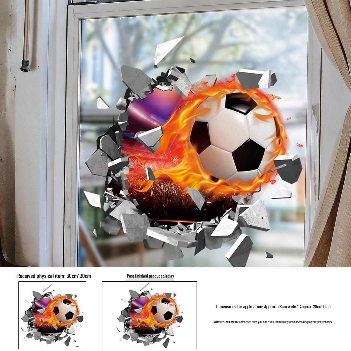 2026 North America World Cup Fan Window Stickers 30cm x 30cm x 1 sheet (OPP bag)