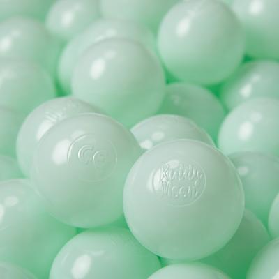 Weiche Plastikspielbälle für Kinder 100 Bälle/6cm bunt zertifiziert Made in EU, mint