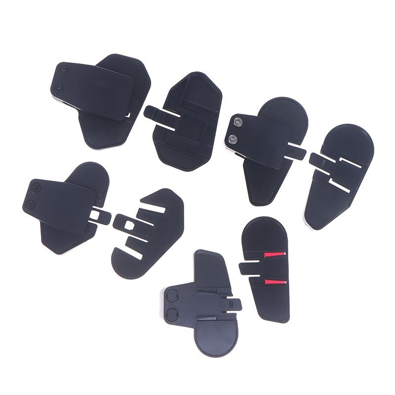 1Pair M2 M3 Bracket Mount Base Holder Headset Clamp Clip For MAXTO M2 M3 Motorcycle Bluetooth Helmet Headset Intercom