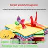 10-Color Mixed Soft Origami Paper for Children's Crafts and Kindergarten Projects