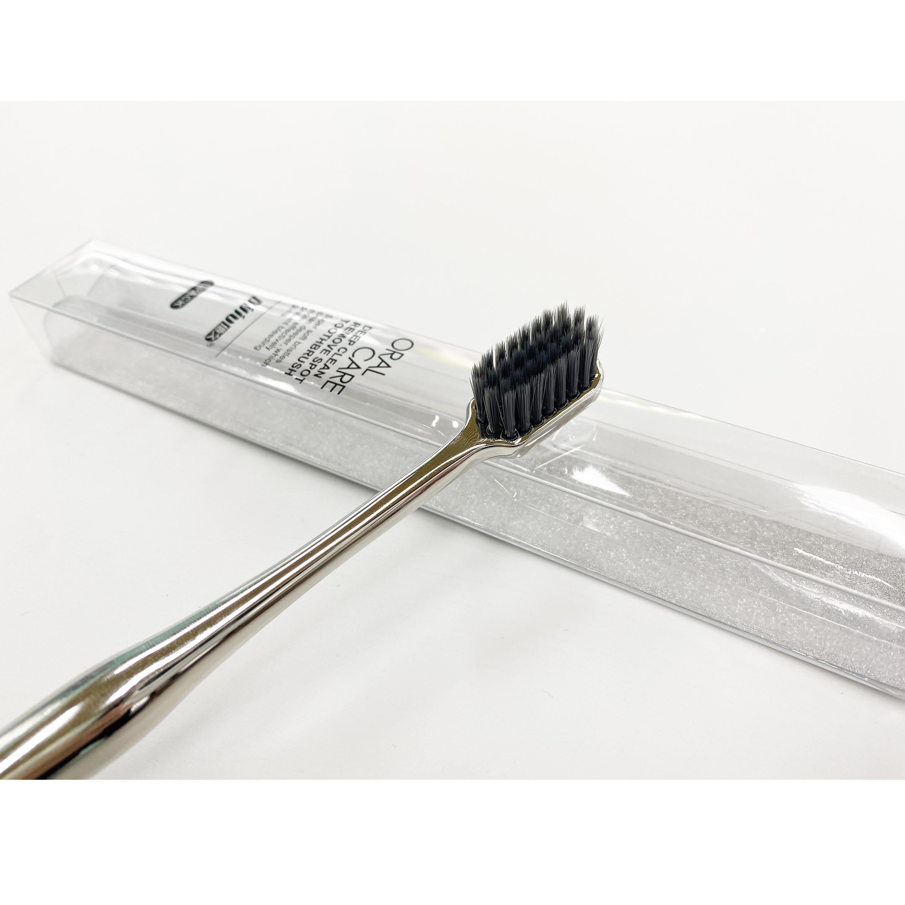 OEM/ODM Factory Brand ABS Material Silver Handle Adult Toothbrush чёрный