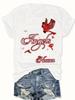 180g-262g Women'S| "I Believe In Angels" Black Casual Short Sleeved Round Neck Top, Suitable for Spring and Summer, Machine Washable, Bold Text Style