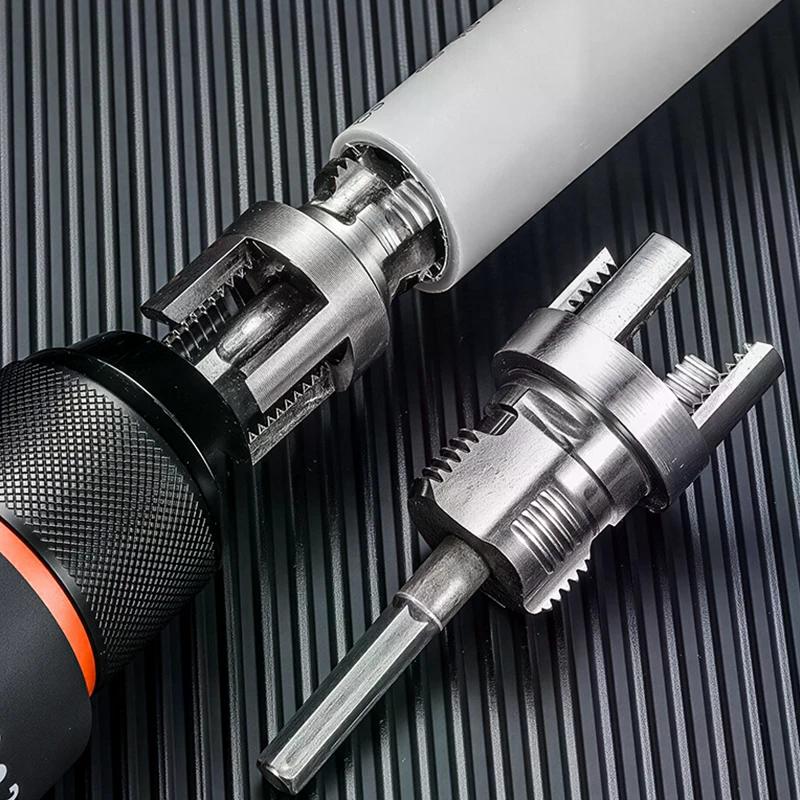 1pc 4/6 Split Integrated Internal and External Water Pipe Threading Tool PPR & PPE & PVC Plastic Pipes Threader