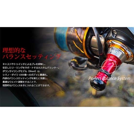 LIVRE 8106 Custom Balancer C1 Titanium x Red Short, Shimano/Daiwa Compatible, Type,