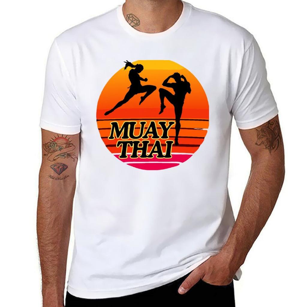 Fierce Fighters : Muay Thai Legends T-Shirt Plus Size Basic Cotton T-Shirt