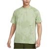 T Shirts Men's Green Crew Neck Moderate Straight Fit DX6955-371