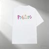 Unisexs 100 Cotton Tshirt Positive Mind Vibes Life Print Crew Neck Short Sleeve Casual Outdoor Streetwear Tees