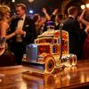 Liquor Storage Truck-Shaped Glass Whiskey Decanter, Vintage Carafes for Spirits, Bottle with Airtight Seal, Home Bar Decor Spirits