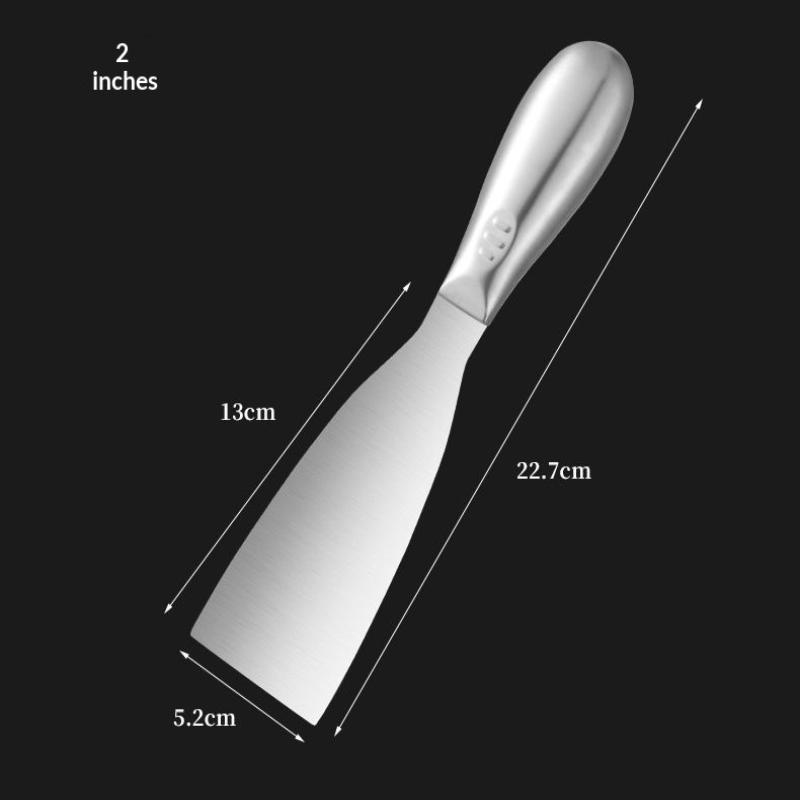  Stainless Steel Steak Spatula, Teppanyaki Spatula, Commercial Pizza Spatula, Pancake Spatula Cooking Spatula