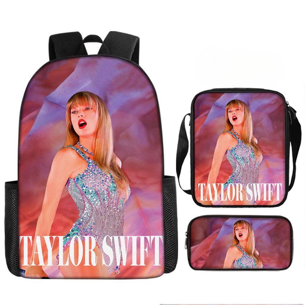 Taylorswift Taylor Swift Elementary School Bag Children'S Cartoon Backpack Anime Backpack Satchel