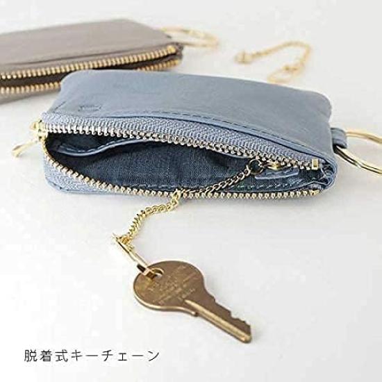 Key Pouch Mini Camel Genuine Leather Key Case Small Item Pouch SLIP-ON OSL-2002-CML