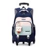 Kids' Waterproof Stair-Climbing Rolling School Backpack
