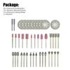42pcs/set Metal Grinding Drill Bit Set Cutting Engraving For Dremel Rotating Tool