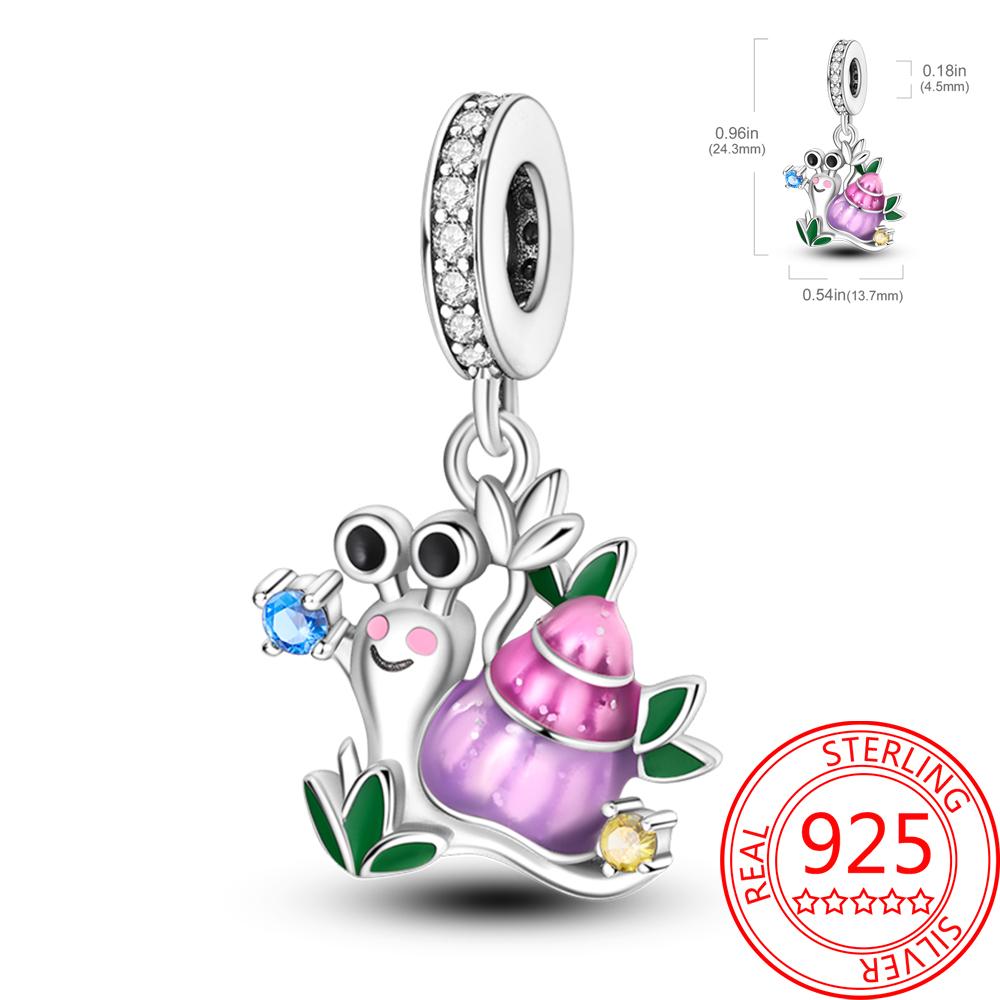 Colorful Copper Colorful Animals Parrot Rabbit Puppy Charm Pendant Fit Dly Bracelet Necklace Boutique Handmade Gift