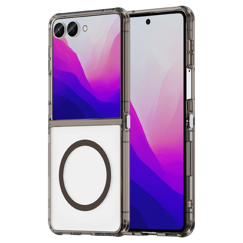 Samsung Galaxy Z Filp 8 Handyhülle, Transparente Magnetische Stoßfeste Schlanke Handyhülle Cover für Samsung Galaxy Z Filp 8