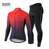 NUCKILY Men's Fleece Cycling Suit - Warm Autumn/Winter Pants for Mountain & Road Biking