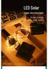 LED Solar Copper Wire String Lights for Indoor/Outdoor Holiday Decoration