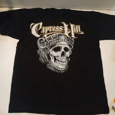 T-Shirt Neu Vintage CYPRESS HILL Unisex Baumwolle Schwarz T-Shirt Alle Größen S Bis 5XL ZL915