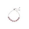 Geometric Oval Zircon Pendant Bracelet For Women Fashion Jewelry Gift For Office