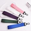 Lightweight Webbing Keychain Phone Lanyard Solid Color Keyring for Backpack Purse Car Practical Gift