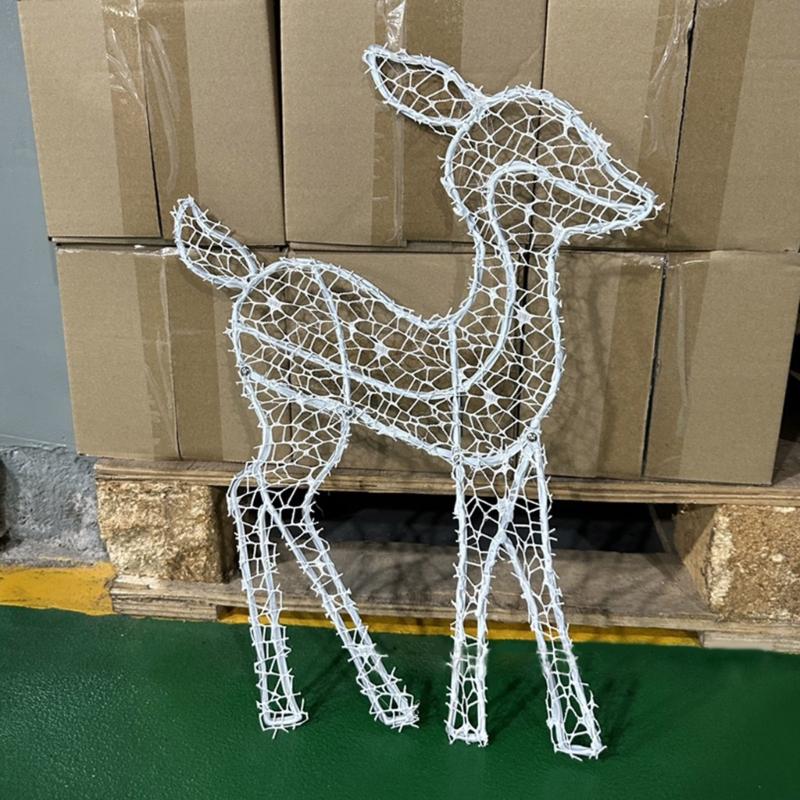 Christmas Deer Decorations Cute Design Reindeers for Outdoor Decorate Christmas