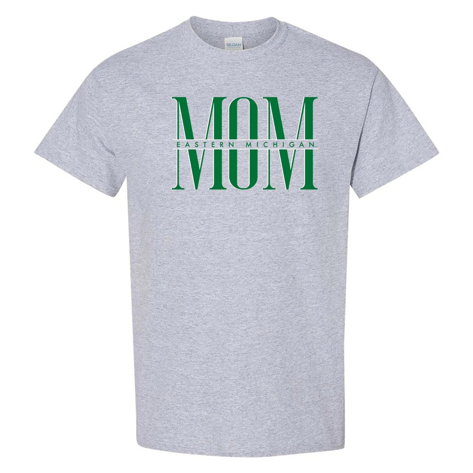 Eastern Michigan Eagles Classic Mom T-Shirt - Sport Grey S