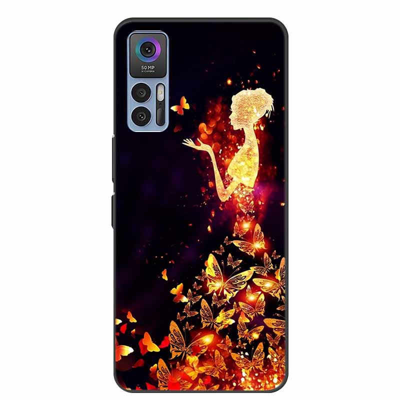 For TCL 30 Plus Case Luxury Soft Silicone Back Cover Phone Case for TCL 30 SE Coque TCL 30 5G for TCL 30+ Protector T676J Fundas