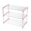 3/4 Layers Stainless Steel Shoe Rack Storage Cabinet Shelf Holder Home Organizer