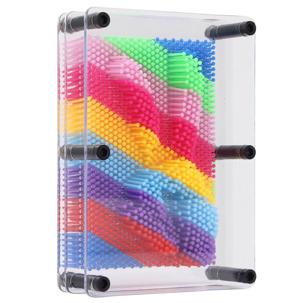 3D Pin Art Board 3D Pin Art Sensory Toy Classic Desktop Novelty Sculpture Impression Needle Art Toy