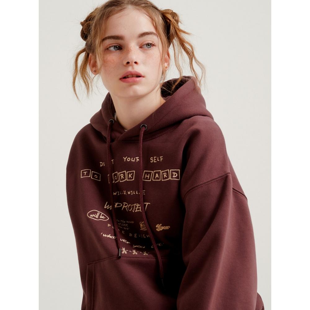

Wv Project Pure Delight Hood красно-коричневый Mjhd7753 redbrownS
