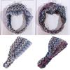 Non Slip Lace Hairbands Colorful Wide Side Head Wrap Sweet Wave Mesh Headband  Female/Girls