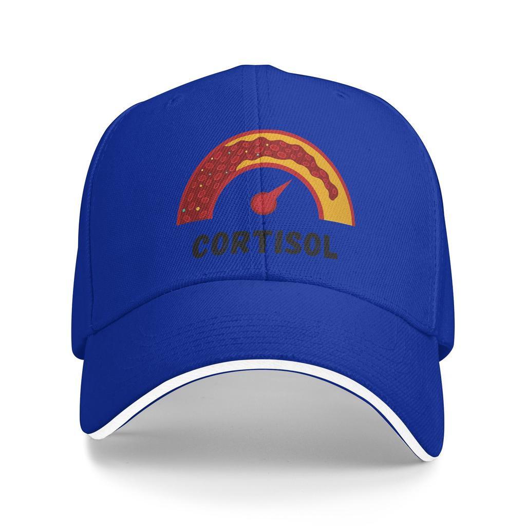 Funny Low Cortisol Levels Meme Baseball Cap Men Women Logo Hip Hop Hats Summer Y2k Retro Outdoor Sports Sunscreen Baseball Caps