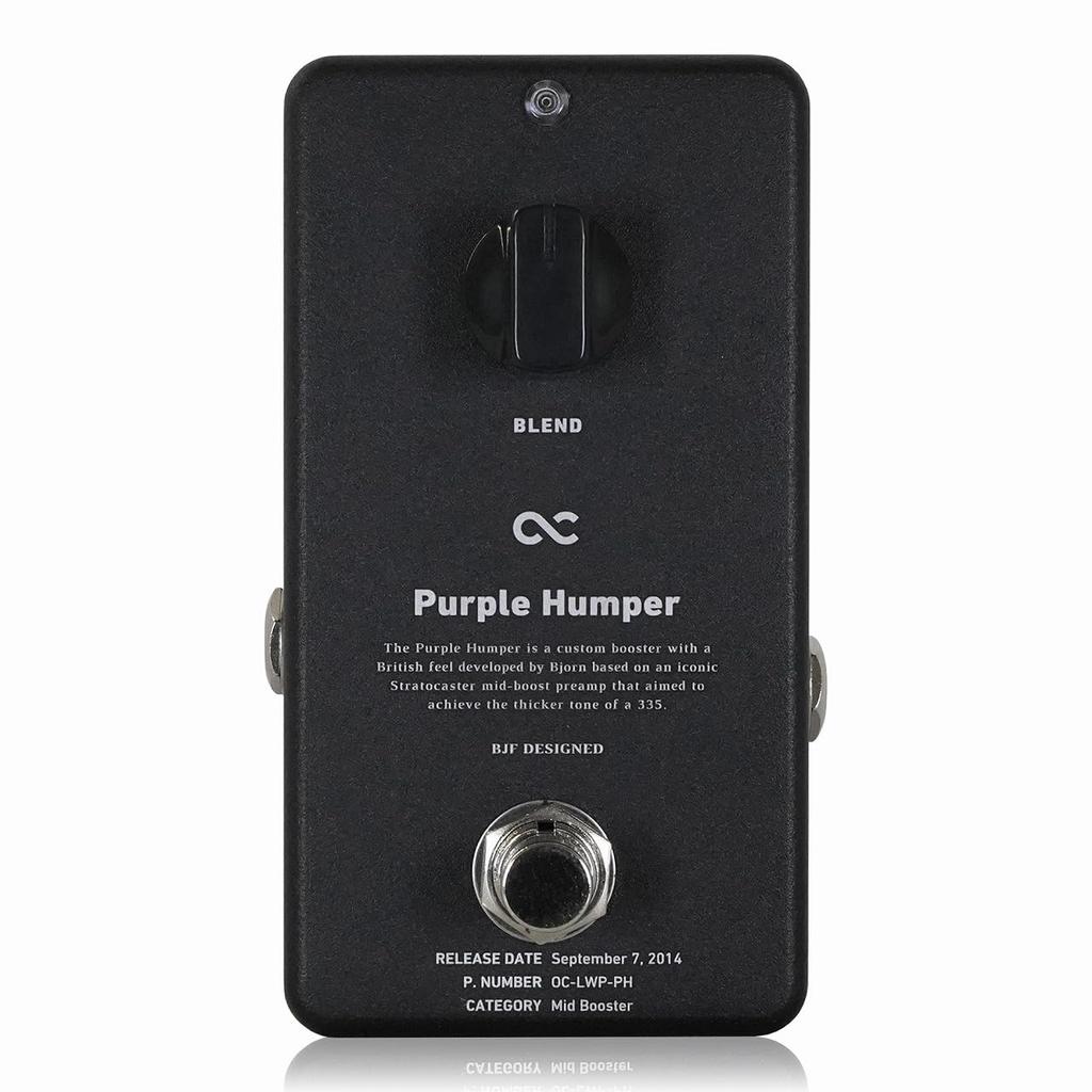 One Control LWP Series Purple Humper Solder Free Pedal Kit Booster DIY Kit Guitar Effector