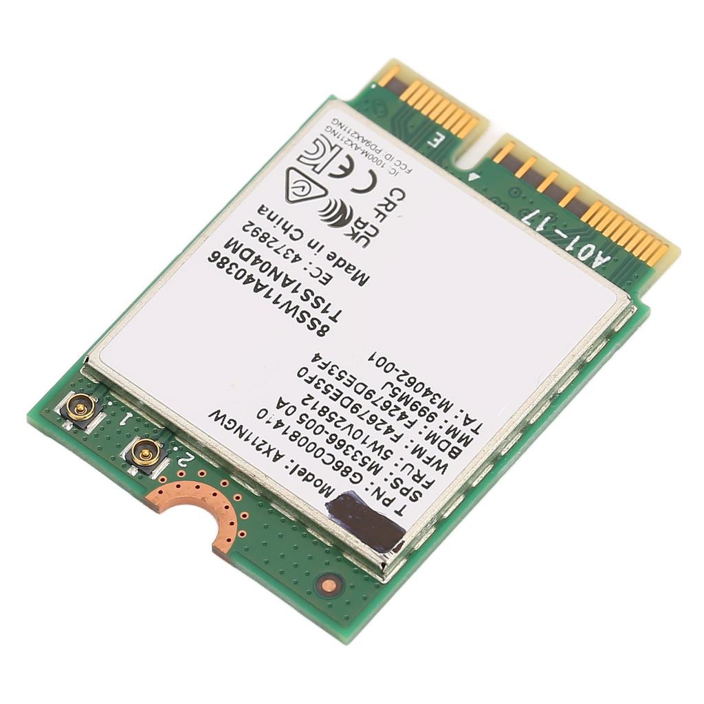 M.2 Network Card AX211NGW M.2 KEY E CNVio 2 Triple Frequency 802.11ac BT5.2 Wireless WiFi Adapter Card for Win 10