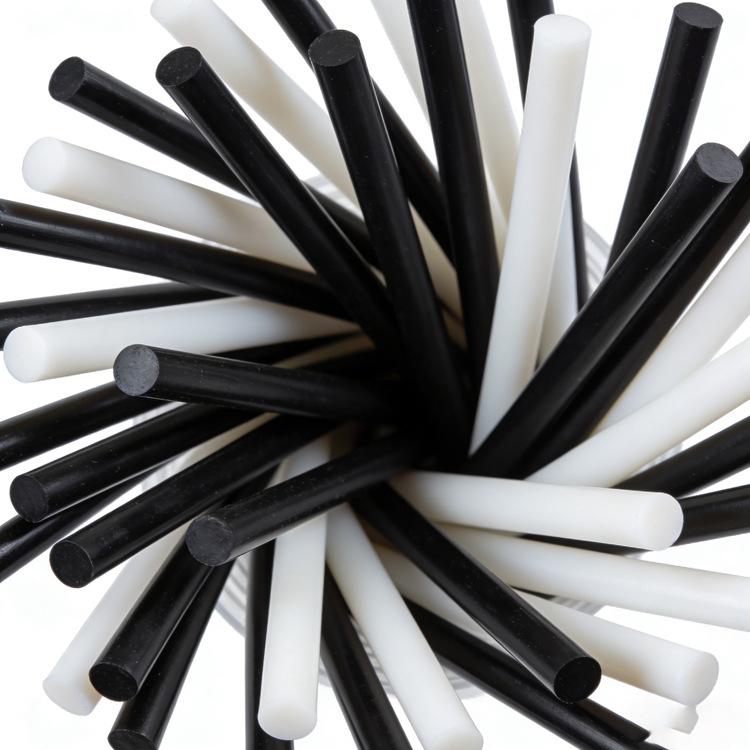 White and Black POM Polyoxymethylene Rod - Plastic Material