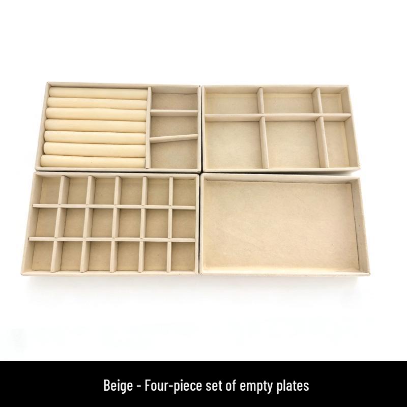 Schmuckaufbewahrungsbox & Schreibtisch-Organizer für Make-up, Ohrringe, Armbänder, Ringe
