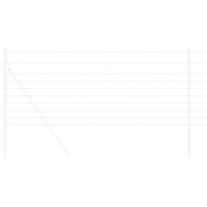 VidaXL Clôture de champ 1x25 m Acier galvanisé 42005808