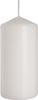 Candle Cylinder White Communion Wedding Bispol 6X12Cm