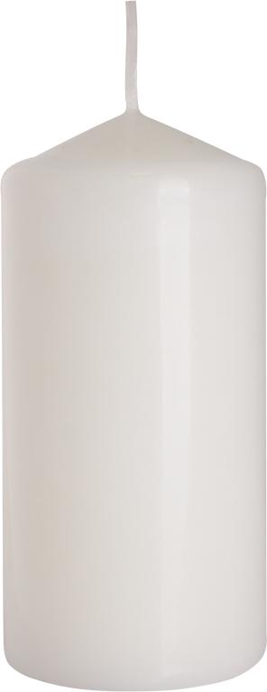 Candle Cylinder White Communion Wedding Bispol 6X12Cm