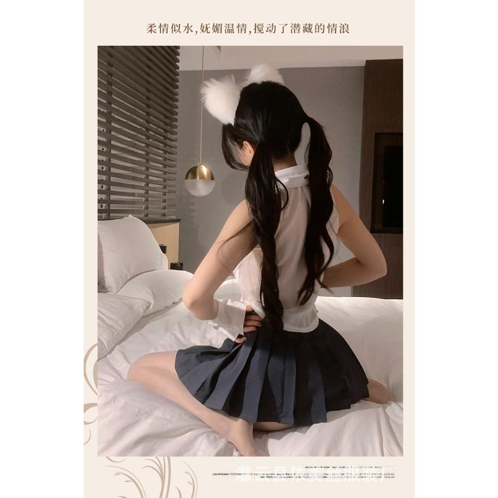 Man Desire Erotic Underwear Pure Desire Wind Sexy Student Clothing Jk Passion Clothes Women's No-take Uniform Temptation Suit 9215