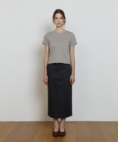 DEPOUND Stitch Point T-Shirt [Beige]