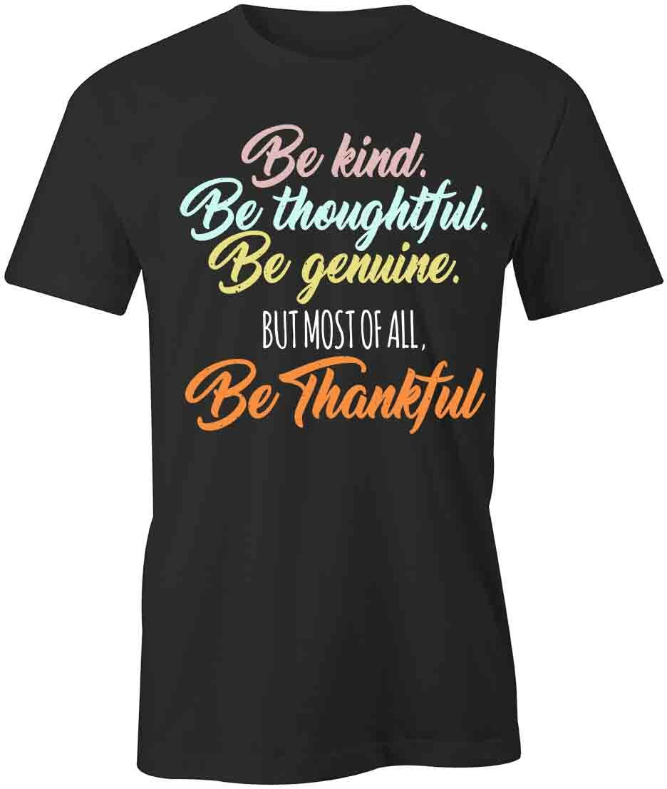 BE KIND TShirt Tee Short-Sleeved Cotton CLOTHING QUOTE S1BCA333 M