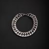Stainless Steel Cuban Chain Men's Bracelet - Versatile Hip Hop Style