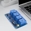 5V 12V 4-Kanal Relaisplatine mit Optokoppler Relais Erweiterungsplatine AVR 51 PIC 4-Wege Relaismodul für Arduino