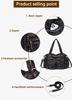 Women's Y2K Washed Distressed Large Motorcycle Shoulder/Crossbody Handbag