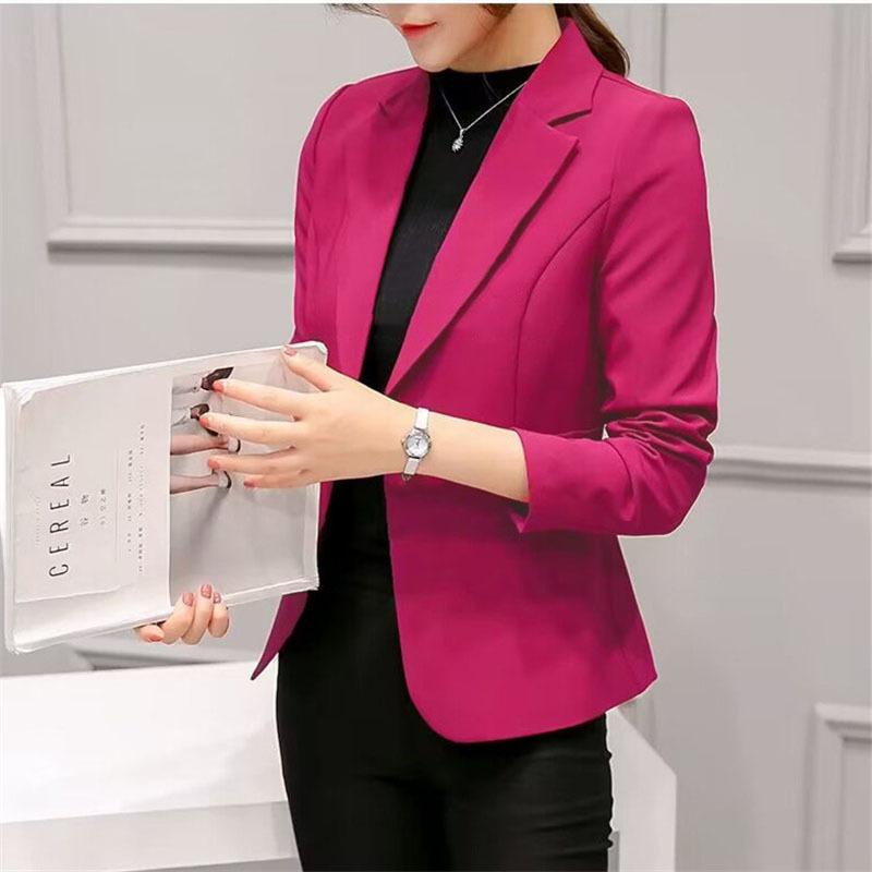 Giacca da lavoro basica da donna, casual, alla moda, slim fit, da lavoro, da donna, di alta qualità